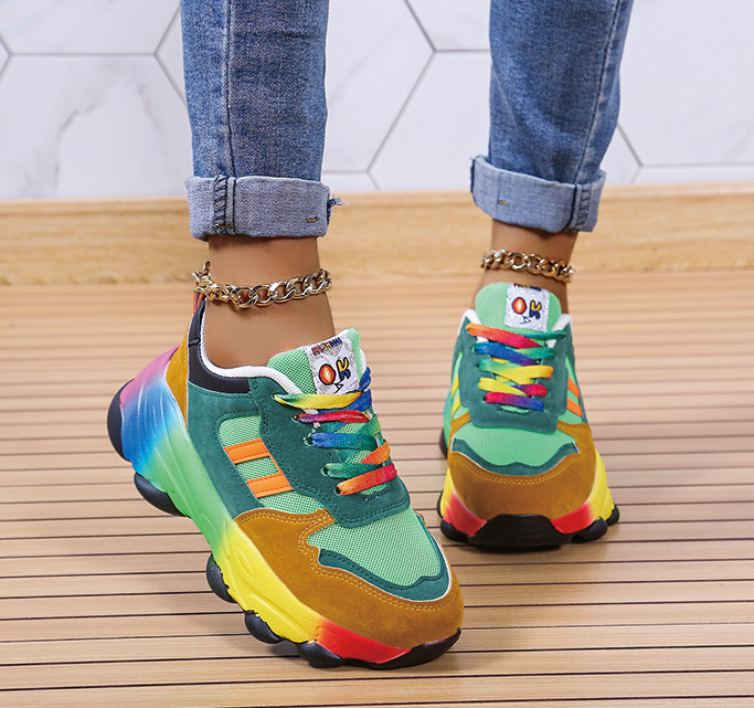 Fiora - Freizeit-Sneakers Klassisch Colorblock