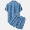Llian - Cordhemd und Shorts im Set