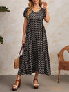 Phyrine - Übergroßes, lockeres Vintage Kleid