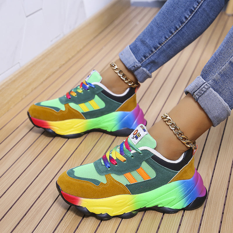 Fiora - Freizeit-Sneakers Klassisch Colorblock