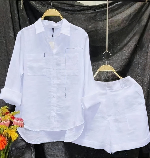 Veda - Langarm Shirt und Kurzarm Set