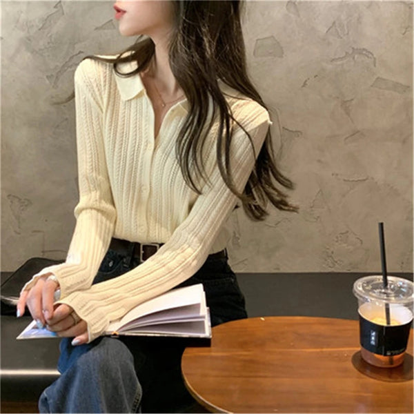 Penelope™ - Dünn Gestrickte Strickjacke