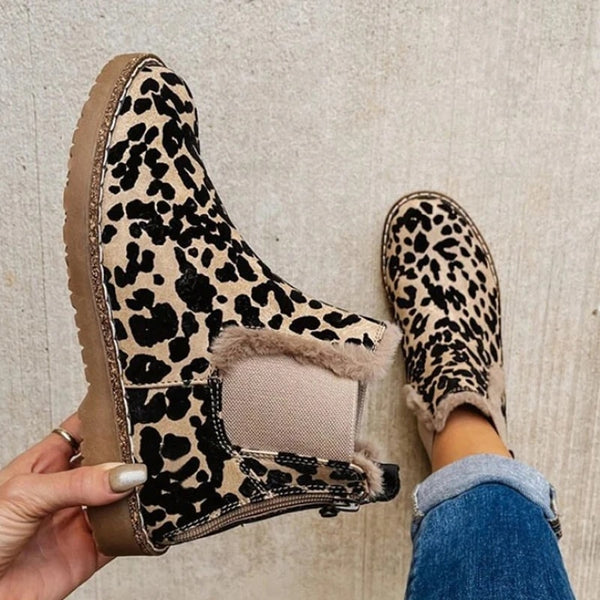 Josephine™ - Niedrige Absätze Retr Lederstiefel