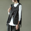 Allison™ - Lose Baumwoll Jeansjacke Weste