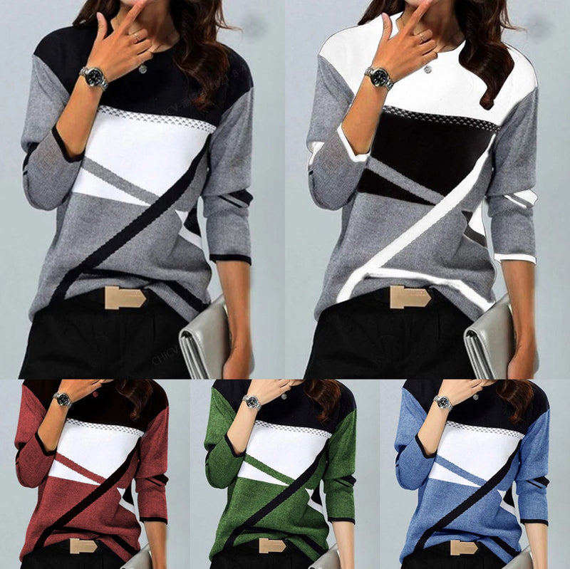 Riley™ - Langarmpullover mit rundem Ausschnitt