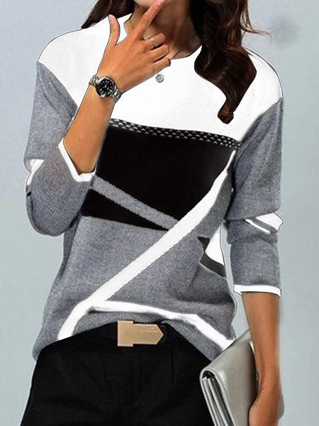 Riley™ - Langarmpullover mit rundem Ausschnitt