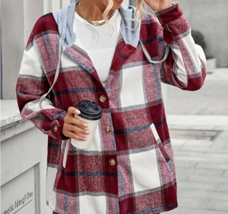 Scarlett™ - Lässige Jacke mit Seitentasche und Kordelzugknopf