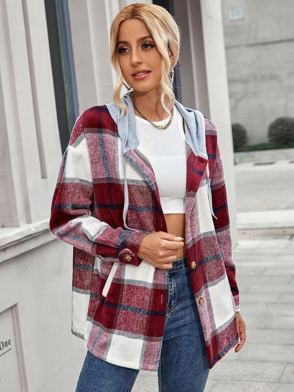 Scarlett™ - Lässige Jacke mit Seitentasche und Kordelzugknopf