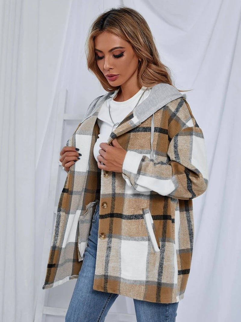 Scarlett™ - Lässige Jacke mit Seitentasche und Kordelzugknopf