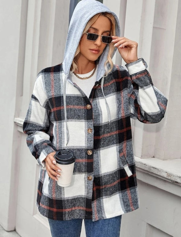 Scarlett™ - Lässige Jacke mit Seitentasche und Kordelzugknopf