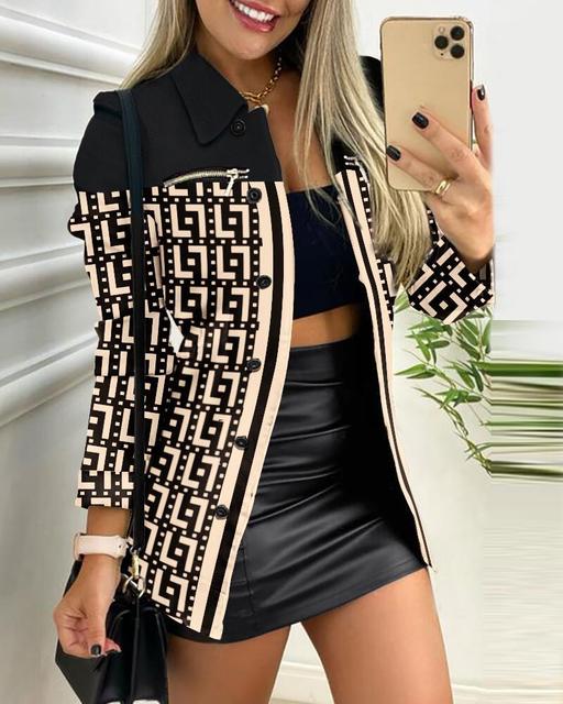 Valerie™ - Eleganter Mantel Mit Puffärmeln