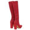 Novella™ - Sockenstiefel mit klobigem Absatz