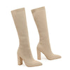 Novella™ - Sockenstiefel mit klobigem Absatz