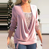 Dana™ - Elegante Pailletten Freizeitbluse