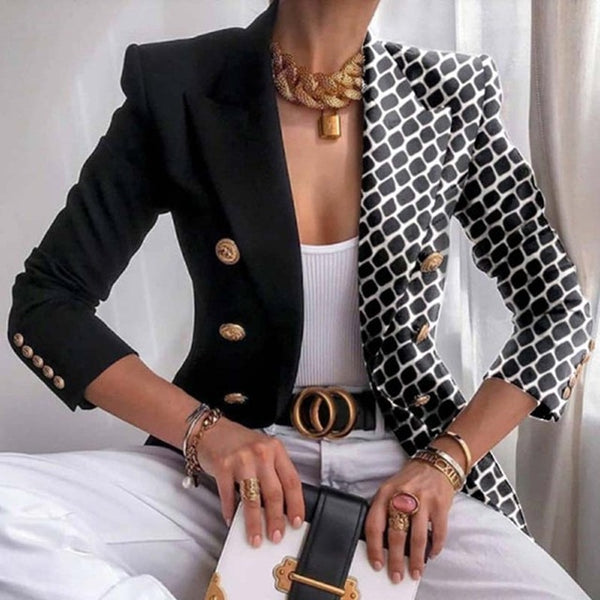 Gabriella™ - Eleganter Blazer Print Anzug