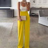 Esther™ - Gerade Latzhose Mit Hoher Taille