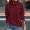 Sadie™ - Langärmeliges Sweatshirt mit Reißverschluss für zwischendurch