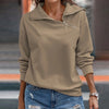 Sadie™ - Langärmeliges Sweatshirt mit Reißverschluss für zwischendurch