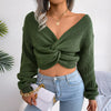 Evelyn™ -  Langärmeliger Pullover mit V-Ausschnitt