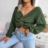 Evelyn™ -  Langärmeliger Pullover mit V-Ausschnitt