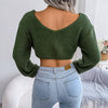 Evelyn™ -  Langärmeliger Pullover mit V-Ausschnitt