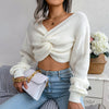 Evelyn™ -  Langärmeliger Pullover mit V-Ausschnitt