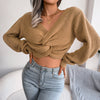 Evelyn™ -  Langärmeliger Pullover mit V-Ausschnitt