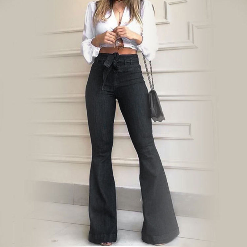 Arianna™ - Jeans mit hoher Taille und Glockenboden