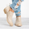 Quinn™ - Kurze Stiefel Spitzer Slip On