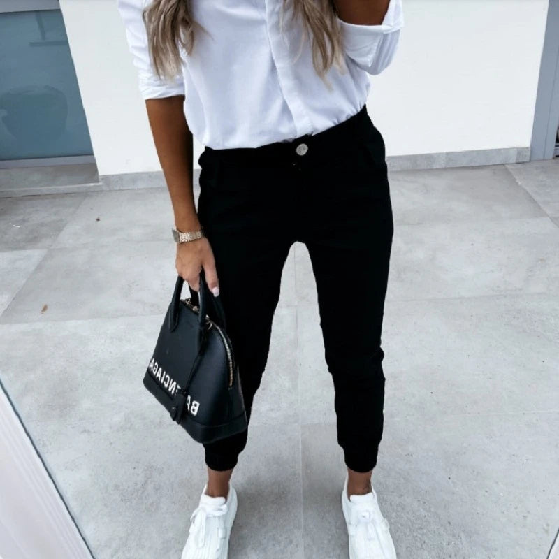 Daisy™ - Solide Farbe Mode Sweatpant