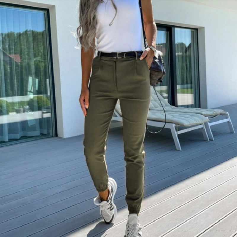 Daisy™ - Solide Farbe Mode Sweatpant