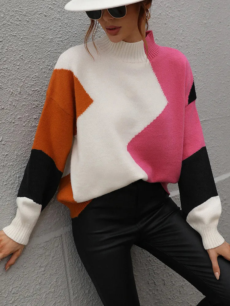 Jimena™ - Rollkragenpullover Gestrickt
