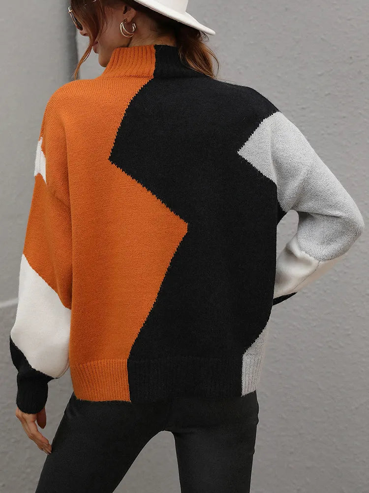 Jimena™ - Rollkragenpullover Gestrickt