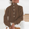 Silke™ - SilkeLegerer Pullover mit Knöpfen