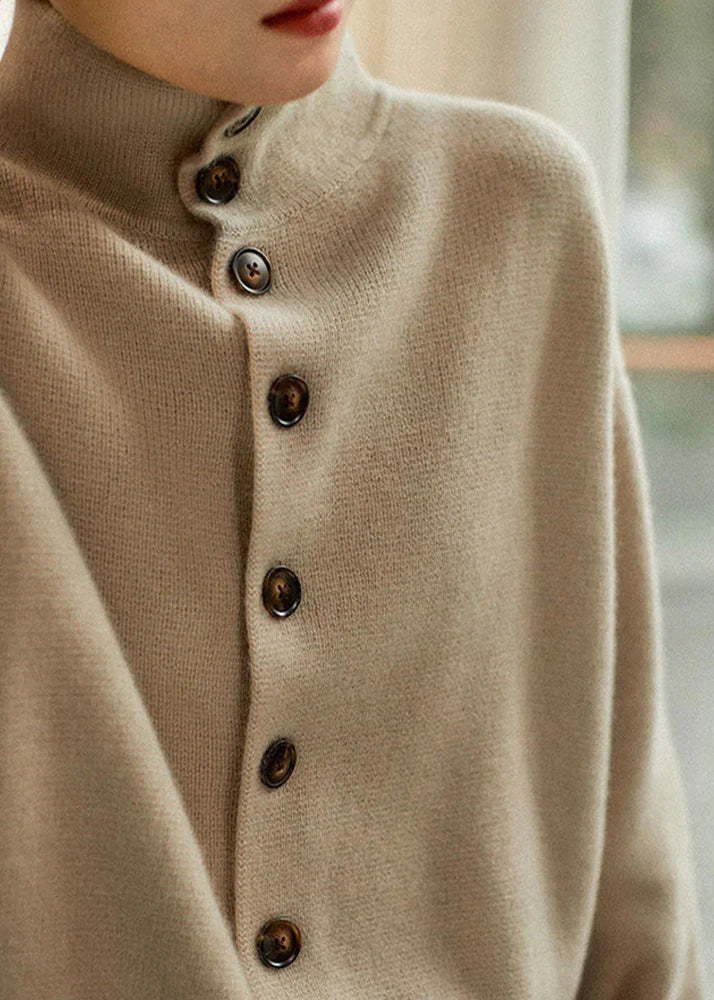 Shanila™ - Rollkragenpullover hellbraun
