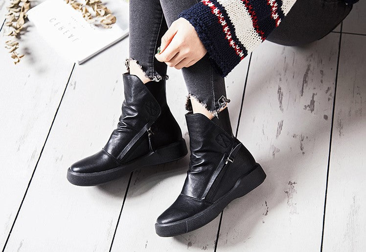 Monique™ - Lederstiefeletten