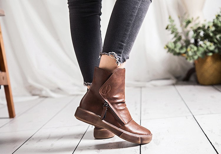 Monique™ - Lederstiefeletten