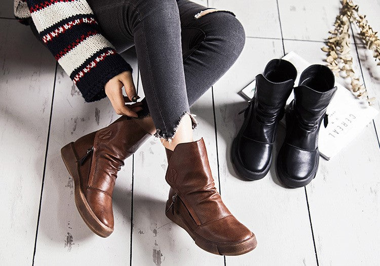 Monique™ - Lederstiefeletten