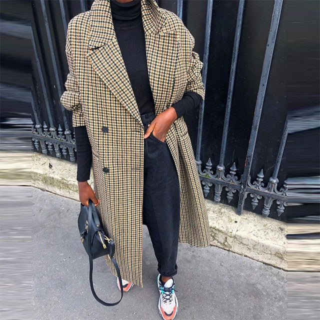 Brooklyn™ - Vintage Wollmantel Mit Revers