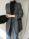 Addie™ - Karierter Formeller Blazer