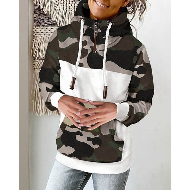 Jasmine™ - Geometrischer Hoodie Mit Druck