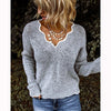 Eliana™ - Langarmpullover mit V-Ausschnitt