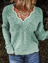Eliana™ - Langarmpullover mit V-Ausschnitt