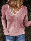 Eliana™ - Langarmpullover mit V-Ausschnitt