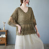 Abigail™ - Spitze Blusen Kurzarm