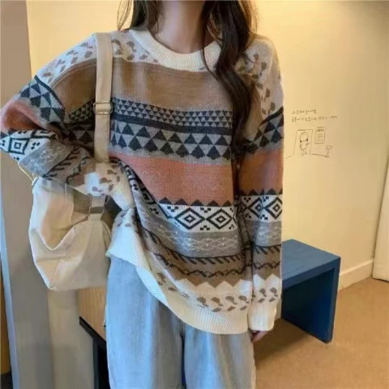 Victoria™ - Vintage Strickwaren Lose Pullover