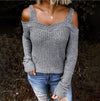 Maelys™ - Schlupfstrickpullover Schulterfrei