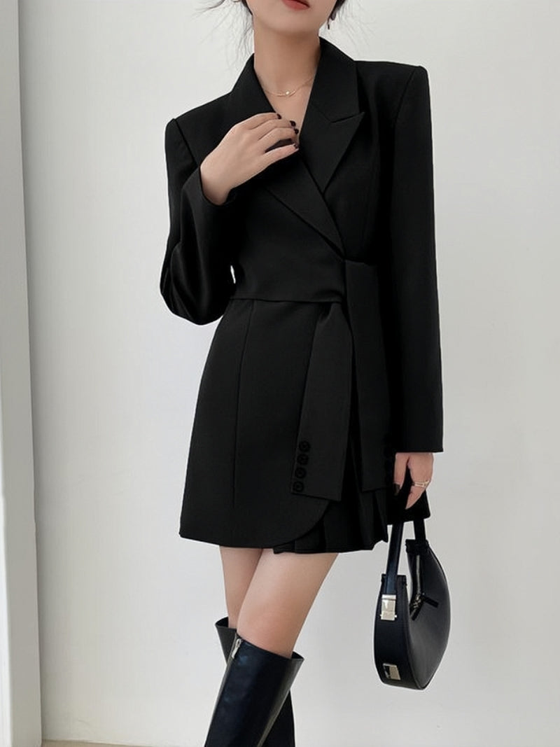 Carlota™ -  Solides High Street Blazer Kleid