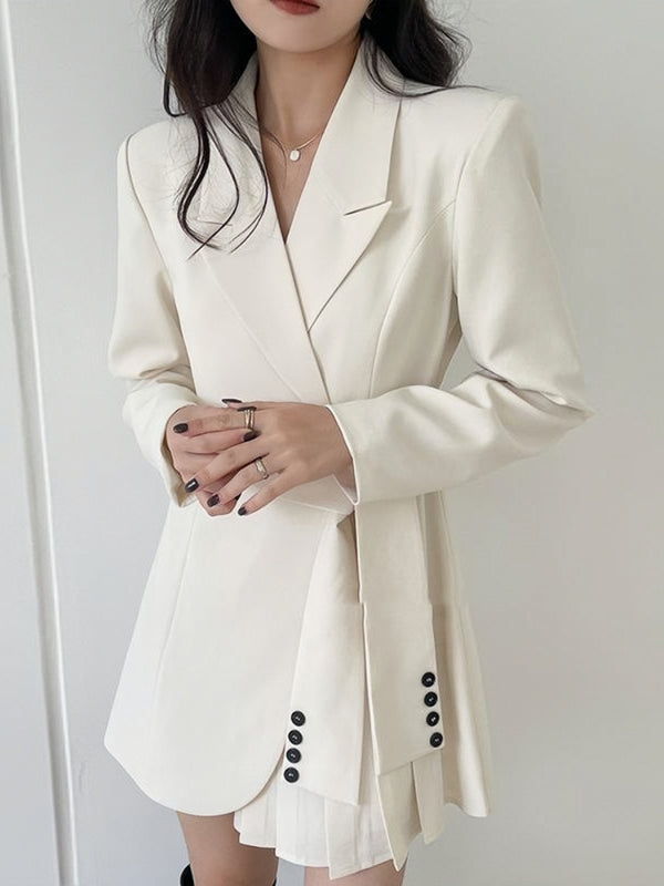 Carlota™ -  Solides High Street Blazer Kleid