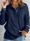 Greta™ -  Langärmeliges Henley Top